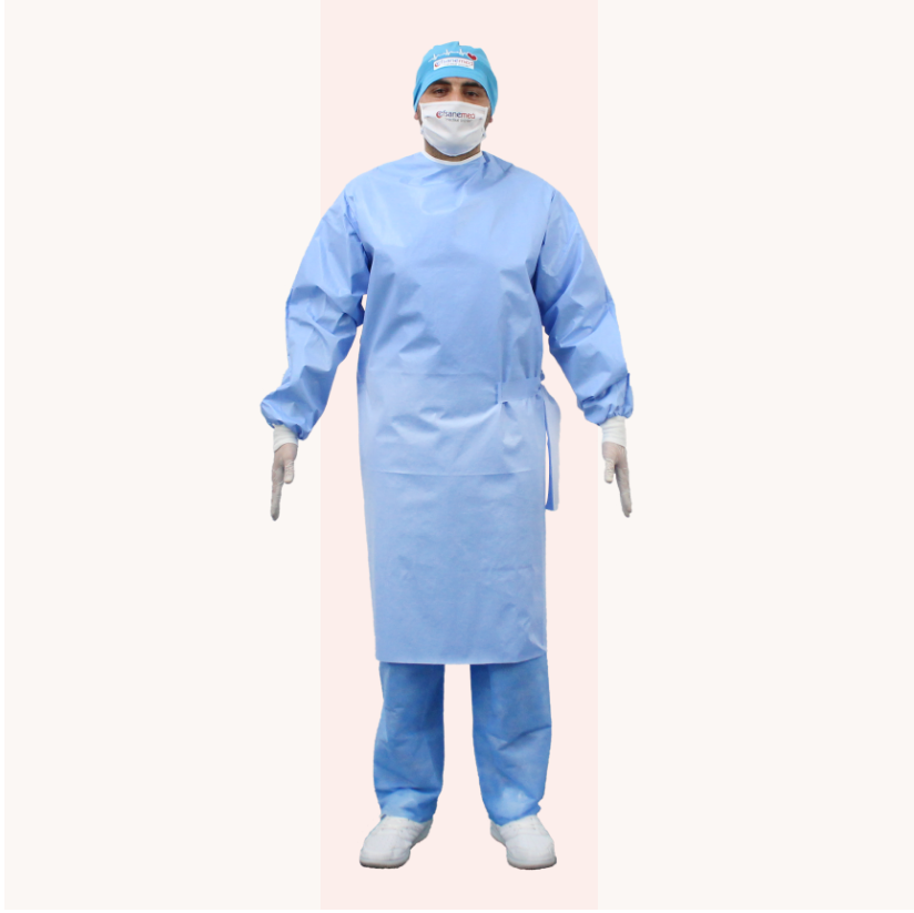 Isolation Gown Level 2  Disposable 100 per case  Savvik